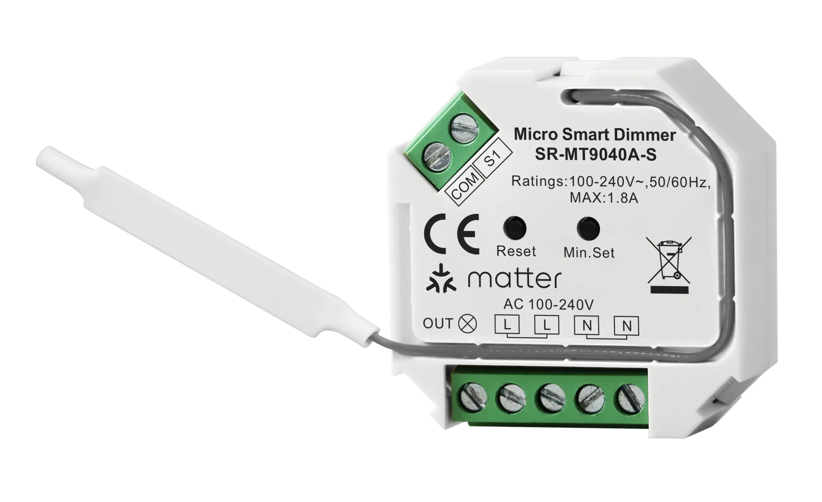 SR-MT9040A-S Micro Dimmer